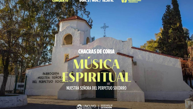 imagen El Coro Universitario de Mendoza se presenta con un concierto de Música Espiritual 