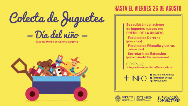 imagen Se realizará una colecta de juguetes para el Día del niño/a