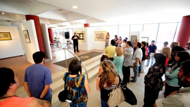 imagen Inauguraron muestra del artista Ricardo Scilipoti en el Espacio de Arte del Rectorado