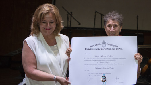 imagen Silvia Federici nueva Doctora Honoris Causa de la UNCuyo