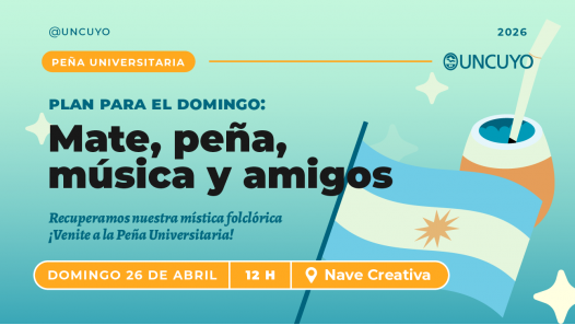 imagen La UNCUYO recupera su mística folclórica con una gran Peña Universitaria en la Nave Creativa