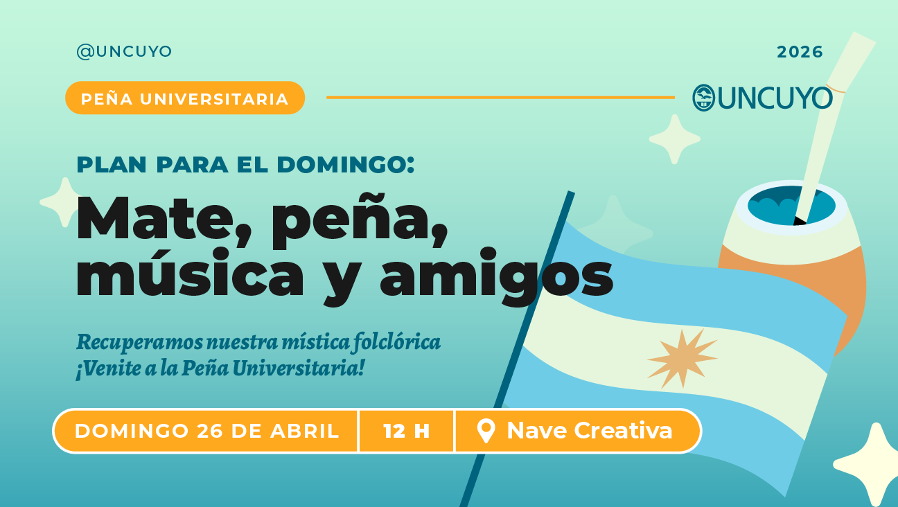 imagen La UNCUYO recupera su mística folclórica con una gran Peña Universitaria en la Nave Creativa