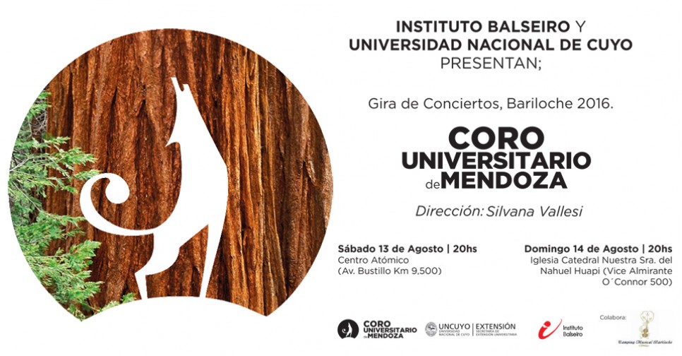 imagen El Coro Universitario de Mendoza presenta dos conciertos en el Balseiro