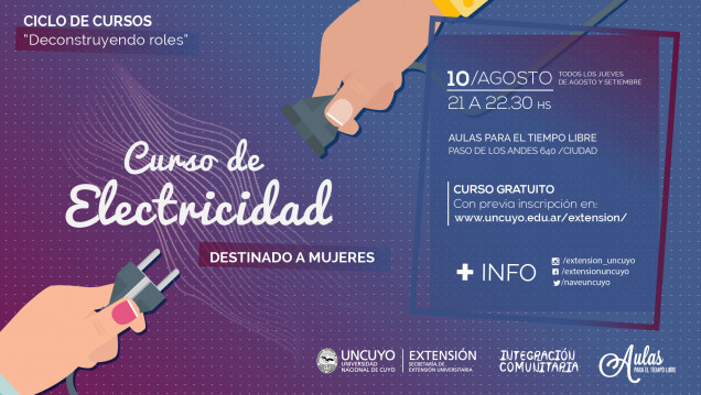 imagen Se dictará un curso de electricidad para mujeres