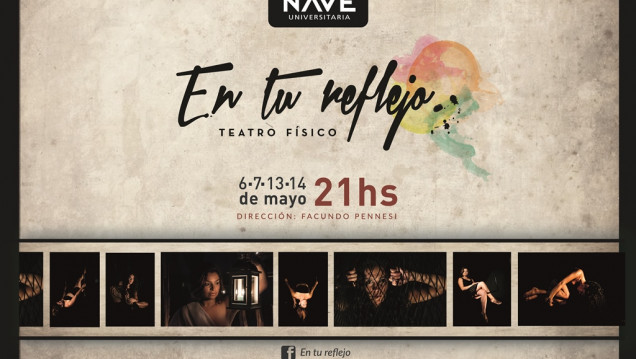 imagen «En tu reflejo», la obra que reúne teatro, danza y acrobacia aérea, se presenta en la Nave Universitaria