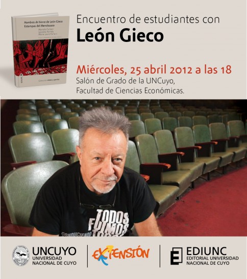 imagen Encuentro de León Gieco con estudiantes 