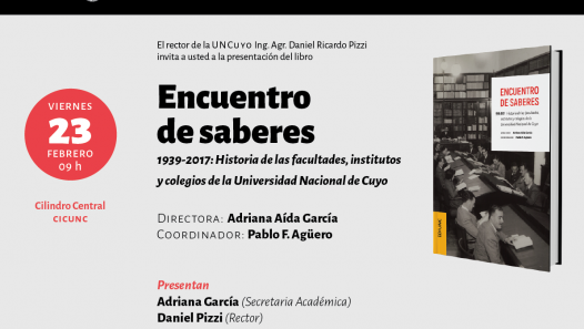 imagen Se presenta un libro que cuenta la historia de la Universidad Nacional de Cuyo