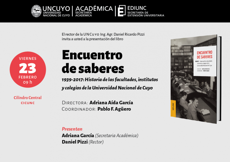 imagen Se presenta un libro que cuenta la historia de la Universidad Nacional de Cuyo