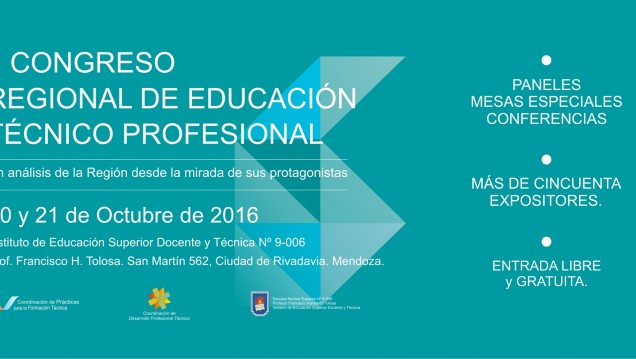 imagen La Secretaría de Extensión formará parte del II Congreso Regional de Educación Técnico Profesional