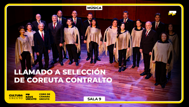 imagen Convocan a coreauta contralto para el Coro de Cámara de la UNCUYO