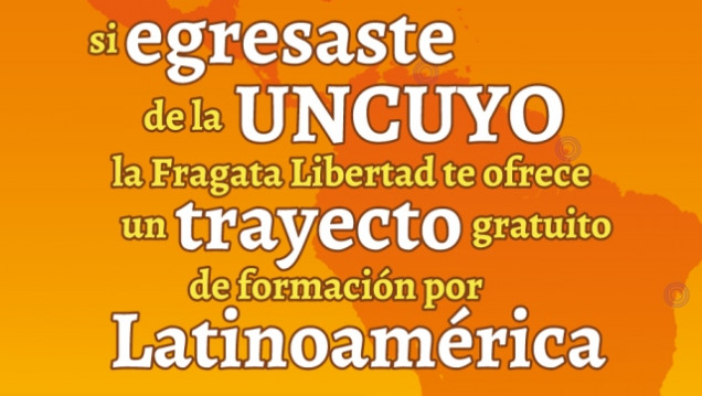 imagen Viaje de formación en la Fragata Libertad para egresados de la UNCuyo