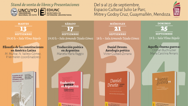 imagen La Ediunc presenta cuatro títulos en la Feria Provincial del Libro