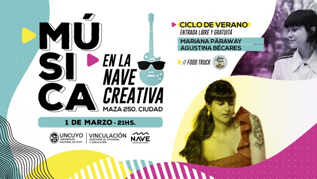 imagen Mariana Päraway y Agustina Bécares cierran el Ciclo de Música en la Nave Creativa