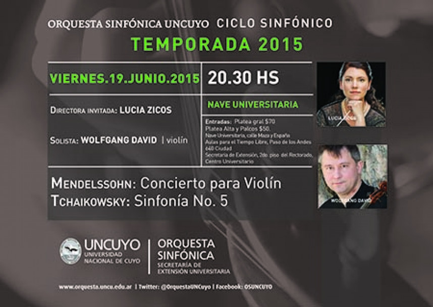 imagen La Orquesta Sinfónica da inicio al ciclo "Grandes Clásicos" En la Nave Universitaria