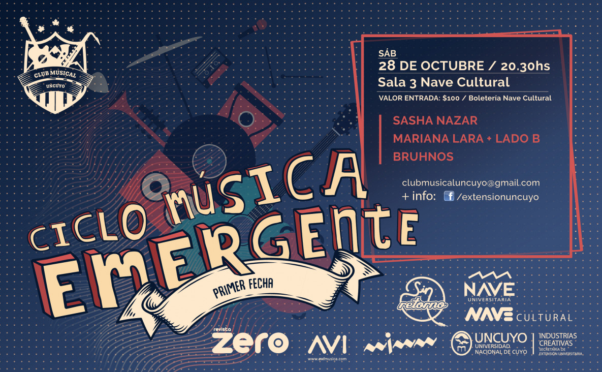 imagen Arranca la primer fecha del "Ciclo de Música Emergente" de la UNCuyo