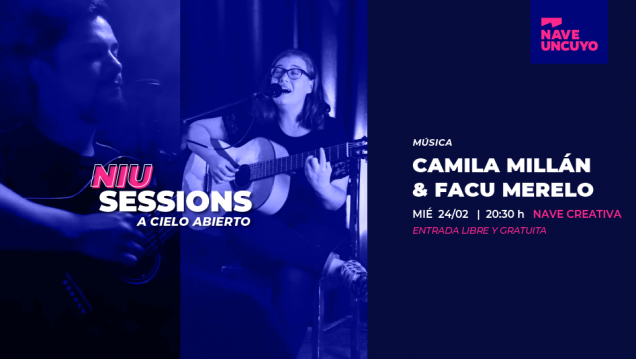 imagen Cami Millán y Facu Merelo inician las NiU Sessions a cielo abierto