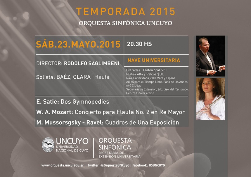 imagen Concierto 23 de mayo de la Orquesta Sinfónica Uncuyo