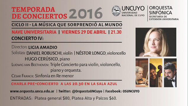 imagen La Orquesta Sinfónica presenta el cuarto concierto del Ciclo "La música que sorprendió al mundo"