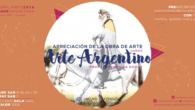 imagen Se dictará un Curso sobre "Apreciación de la obra de arte. El Arte Argentino" en la Nave Universitaria