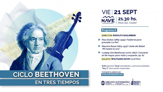 imagen Continúa el Ciclo «Beethoven en tres tiempos» de la Orquesta Sinfónica