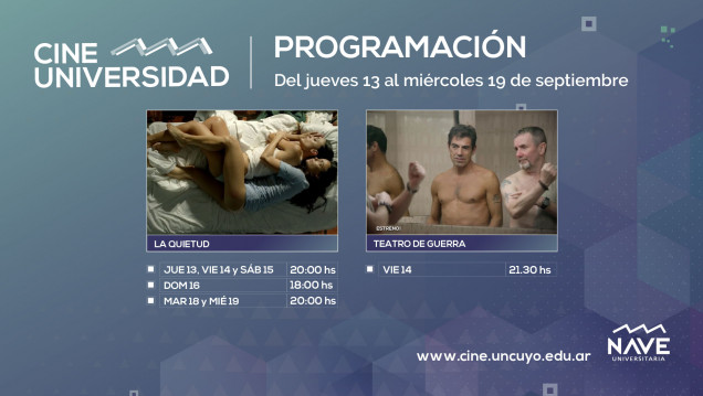 imagen Programación de Cine Universidad del 13 al 19 de septiembre