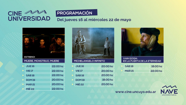 imagen Programación Cine Universidad del 16 al 22 de mayo