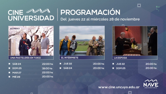 imagen Programación Cine Universidad del 22 al 28 de noviembre