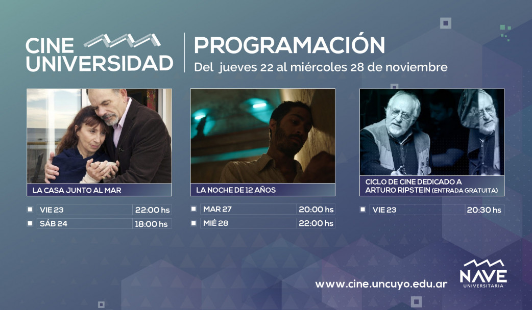 imagen Programación Cine Universidad del 22 al 28 de noviembre