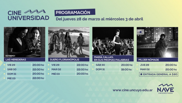 imagen Programación Cine Universidad del 28 de marzo al 3 de abril