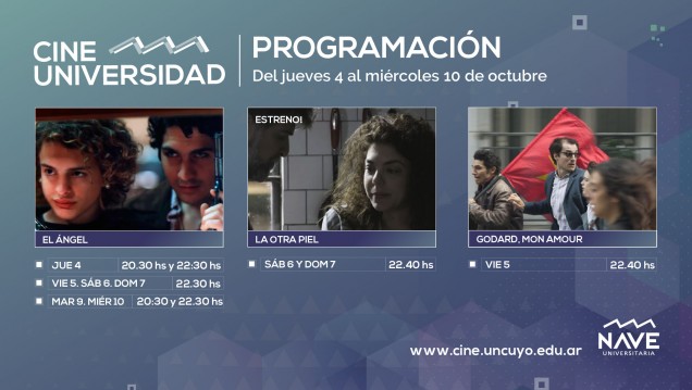 imagen Programación de Cine Universidad del 4 al 10 de octubre