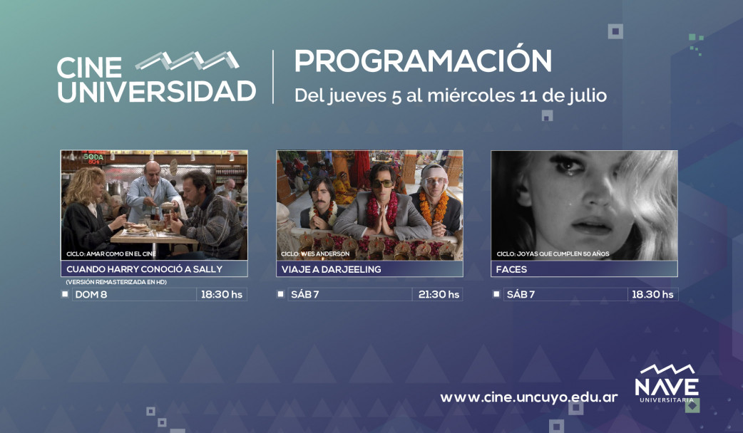 imagen Programación de Cine Universidad del 5 al 11 de julio. Especial vacaciones de invierno!