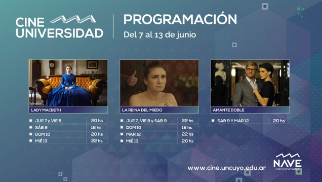 imagen Programación de Cine Universidad del 7 al 13 de junio