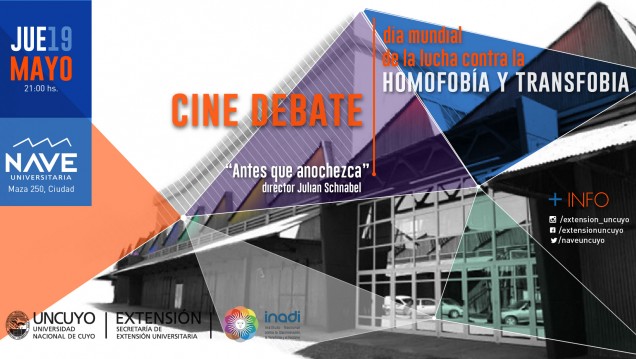 imagen La Secretaría de Extensión realizará una jornada de cine debate por el Día Internacional contra la Discriminación por orientación sexual e identidad de género