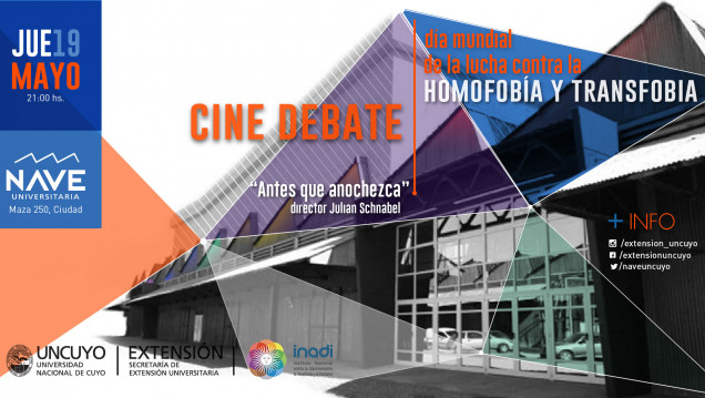 imagen La Secretaría de Extensión realizará una jornada de cine debate por el Día Internacional contra la Discriminación por orientación sexual e identidad de género