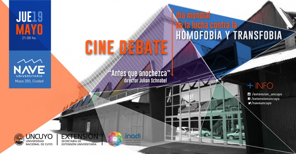 imagen La Secretaría de Extensión realizará una jornada de cine debate por el Día Internacional contra la Discriminación por orientación sexual e identidad de género