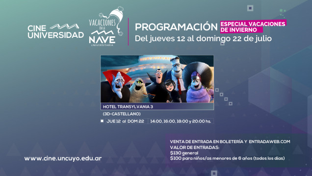 imagen Programación del cine jueves 12 al miércoles 18 de julio ¡Especial vacaciones de invierno!