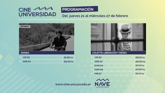 imagen Programación Cine Universidad del 21 al 27 de febrero