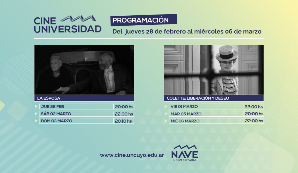 imagen Programación Cine Universidad del 28 de febrero al 6 de marzo