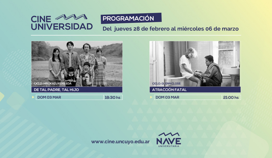 imagen Programación Cine Universidad del 28 de febrero al 6 de marzo