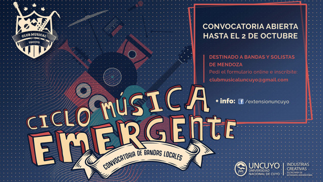 imagen El Club Musical UNCuyo da inicio al  Ciclo Música Emergente