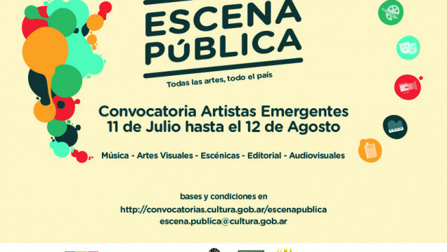 imagen Se encuentra abierta la convocatoria para Artistas Emergentes a través del Programa Escena Pública