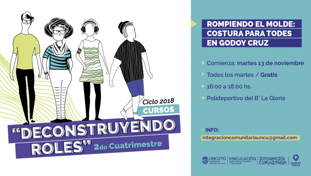 imagen Curso gratuito de costura en Godoy Cruz