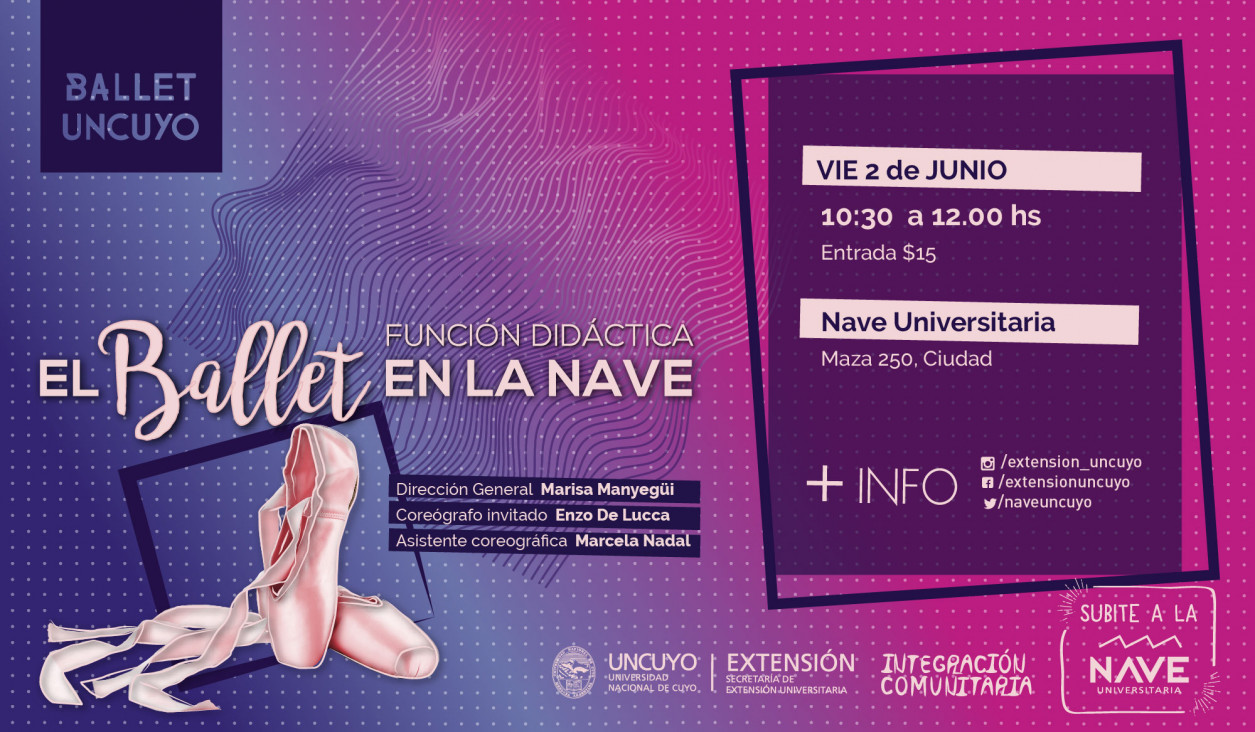 imagen El Ballet UNCuyo se sube nuevamente a la Nave