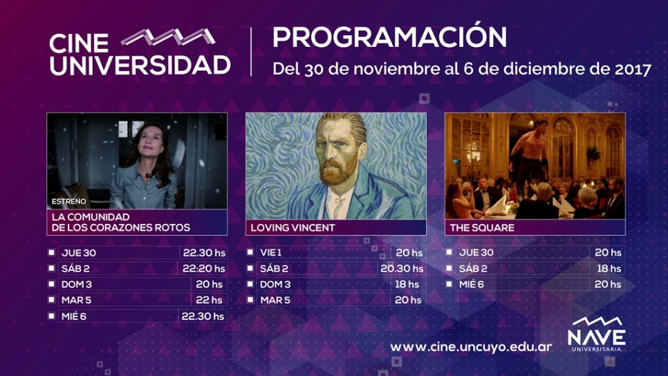 imagen Programación de Cine Universidad del 30 de noviembre al 6 de diciembre