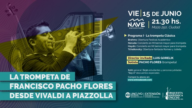 imagen El extraordinario trompetista Francisco Pacho Flores actuará junto a la Orquesta Sinfónica