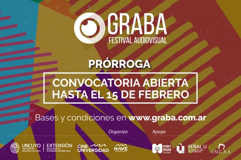 imagen Continúa abierta la convocatoria para participar del Festival GRABA