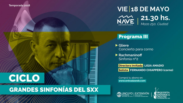 imagen Compositores rusos en la culminación del Ciclo dedicado a las Grandes Sinfonías del Siglo XX