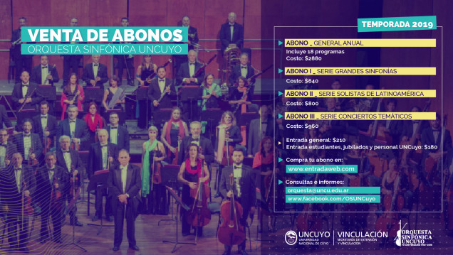 imagen La Orquesta Sinfónica inicia su Temporada de Conciertos 2019