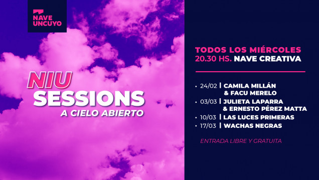 imagen Vuelven las NiU Sessions con un ciclo a cielo abierto