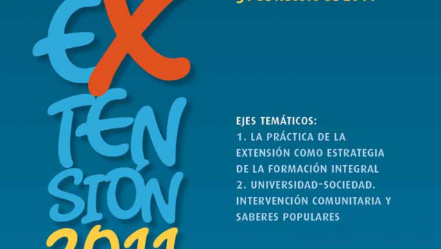 imagen Últimos días de inscripción a las Jornadas de Extensión 2011